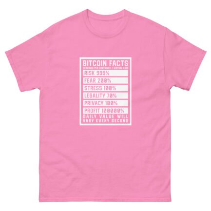 Bitcoin Facts T-Shirt - Image 12