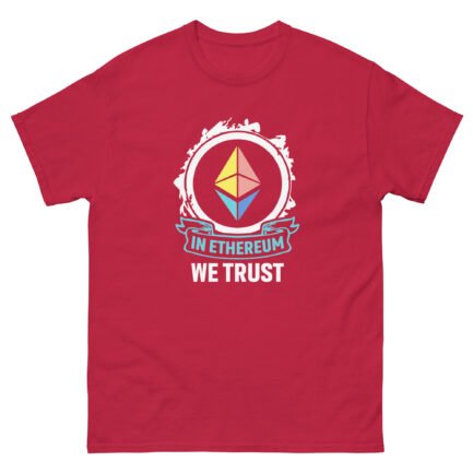 In Ethereum We Trust Round - T-Shirt - Image 6