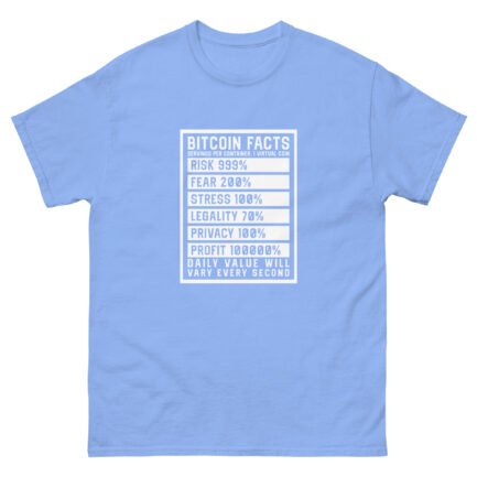 Bitcoin Facts T-Shirt - Image 13