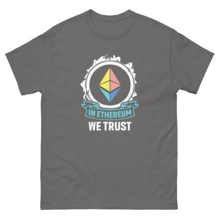 In Ethereum We Trust Round - T-Shirt - Image 9