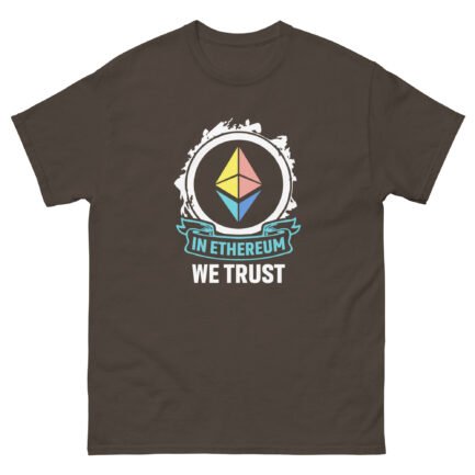 In Ethereum We Trust Round - T-Shirt - Image 5