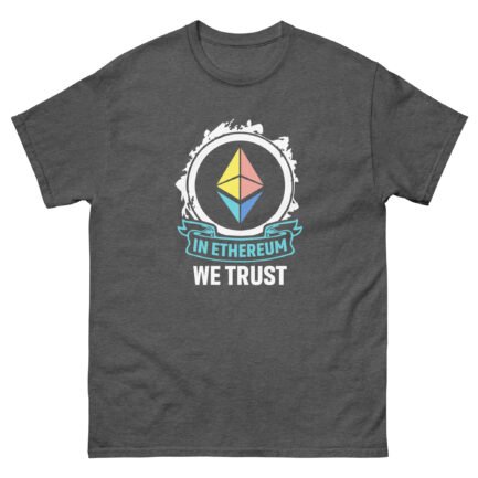 In Ethereum We Trust Round - T-Shirt - Image 8