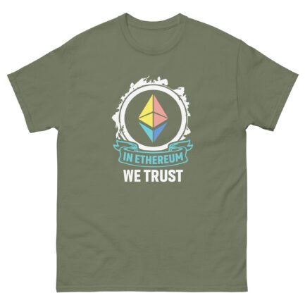 In Ethereum We Trust Round - T-Shirt - Image 10