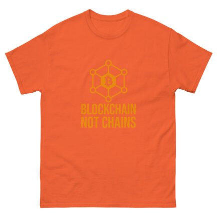Blockchain Not Chains T-Shirt - Image 10