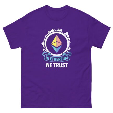 In Ethereum We Trust Round - T-Shirt - Image 4