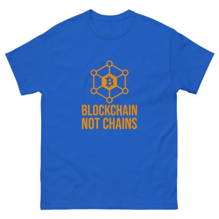 Blockchain Not Chains T-Shirt - Image 6