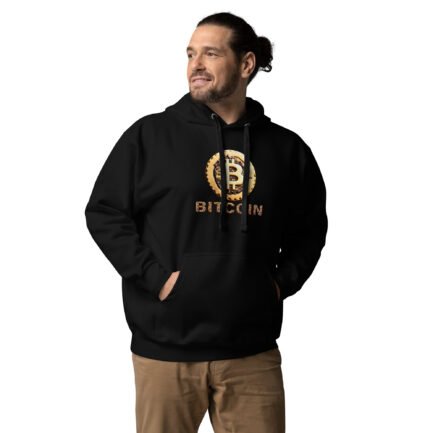 Bitcoin Round Hoodie - Image 2