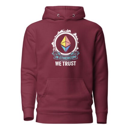 In Ethereum We Trust Round Hoodie - Image 3