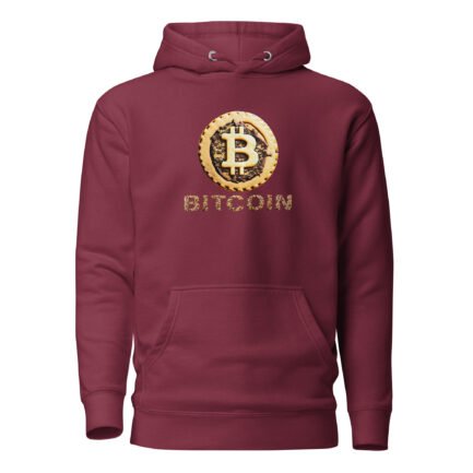 Bitcoin Round Hoodie - Image 3
